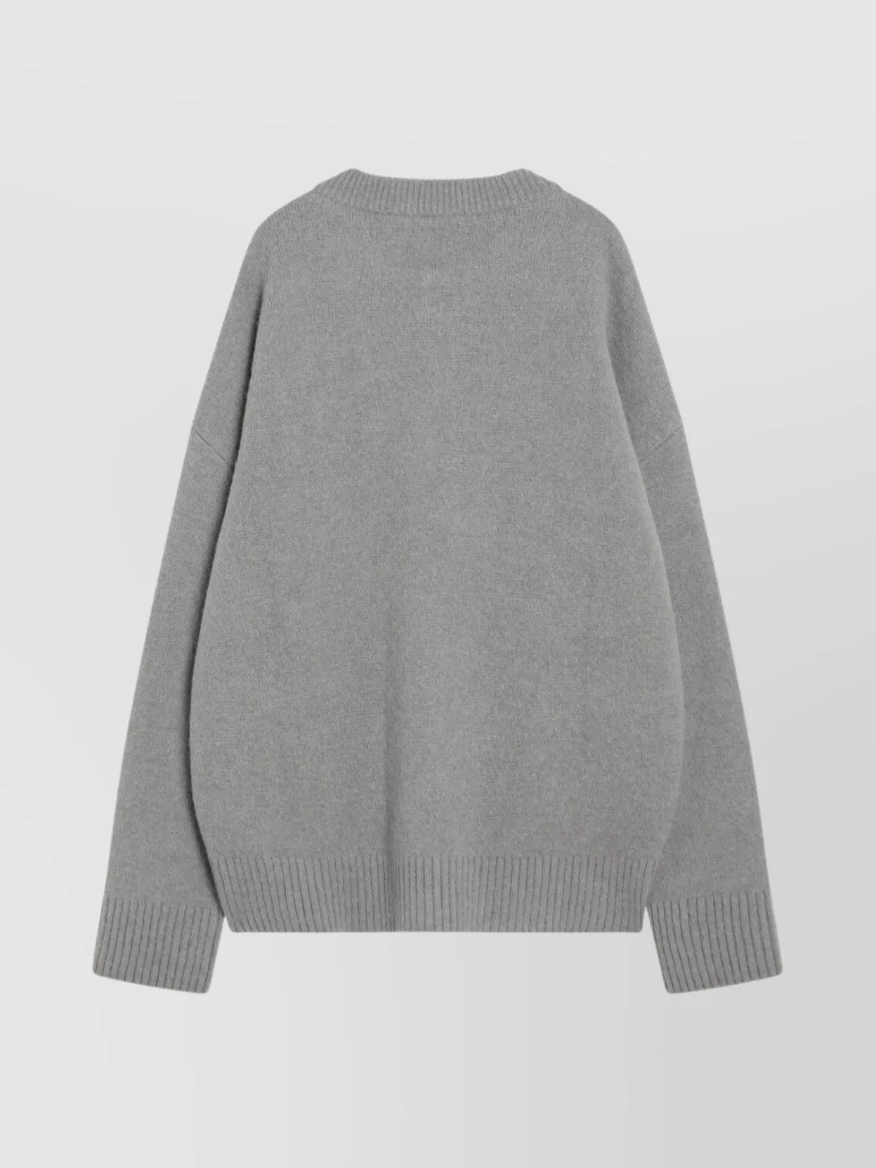 Ami Alexandre Mattiussi Ami Paris Grey Wool Cardigan Ami De Coeur Men In Gray