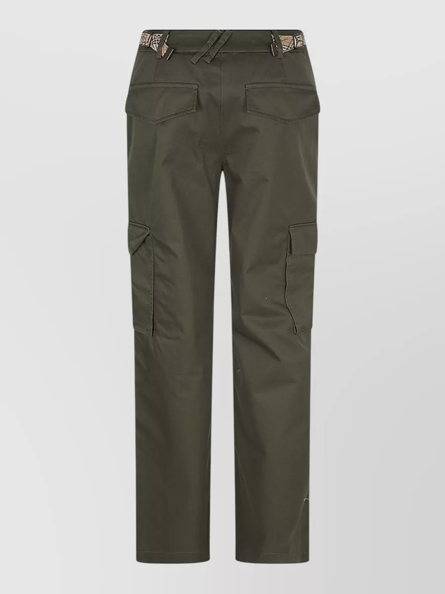Burberry cotton relaxed-fit cargo trousers