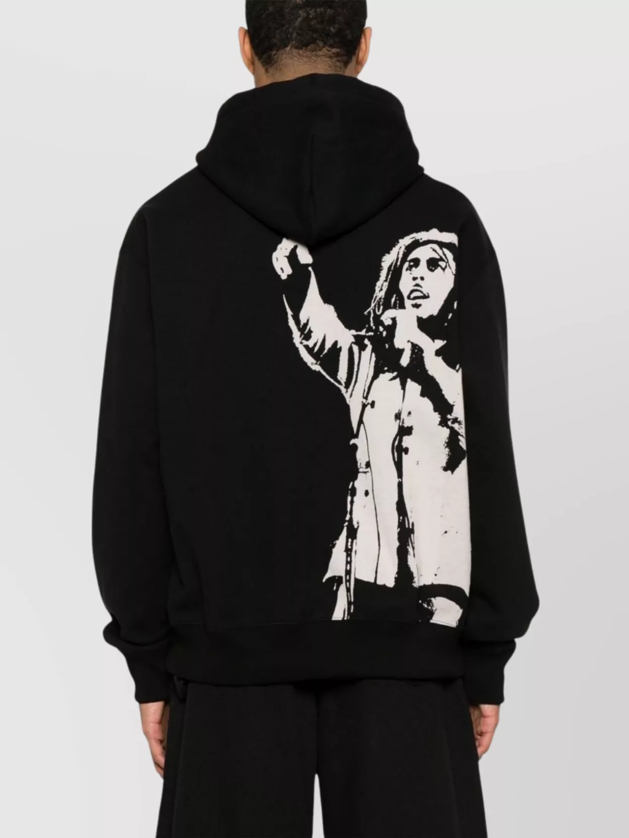 Junya Watanabe Cotton Hoodie With Drawstring Hood And Pouch Pocket