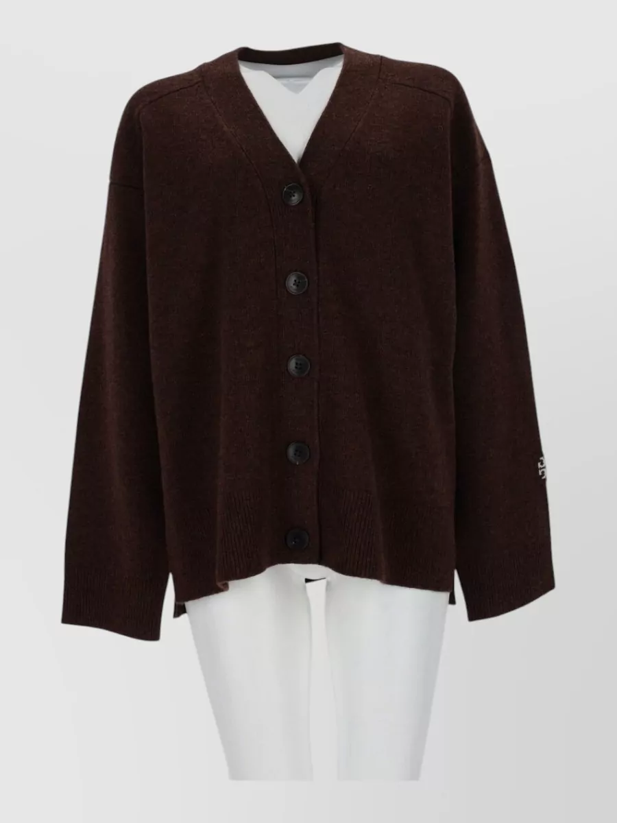 Tory Burch wool logo cardigan