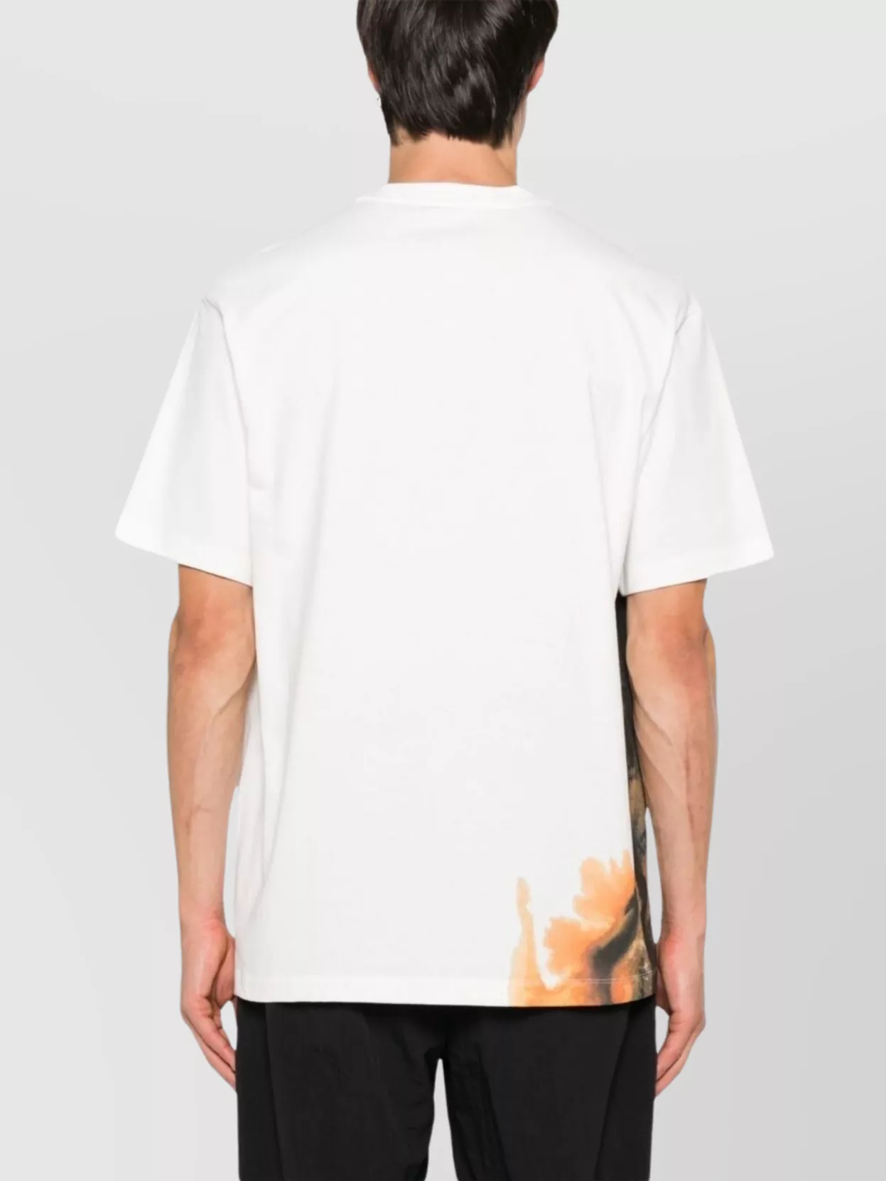 Y-3 Abstract Print Crew Neck T-Shirt