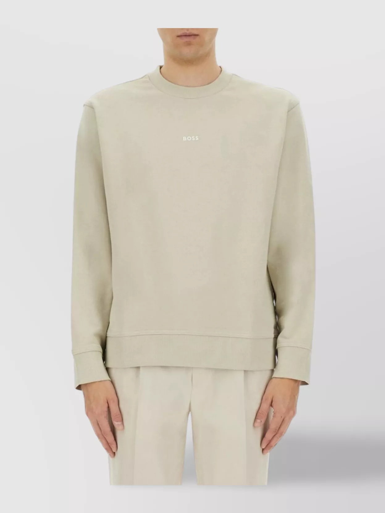 Shop Hugo Boss Logo Crew Neck Sweater