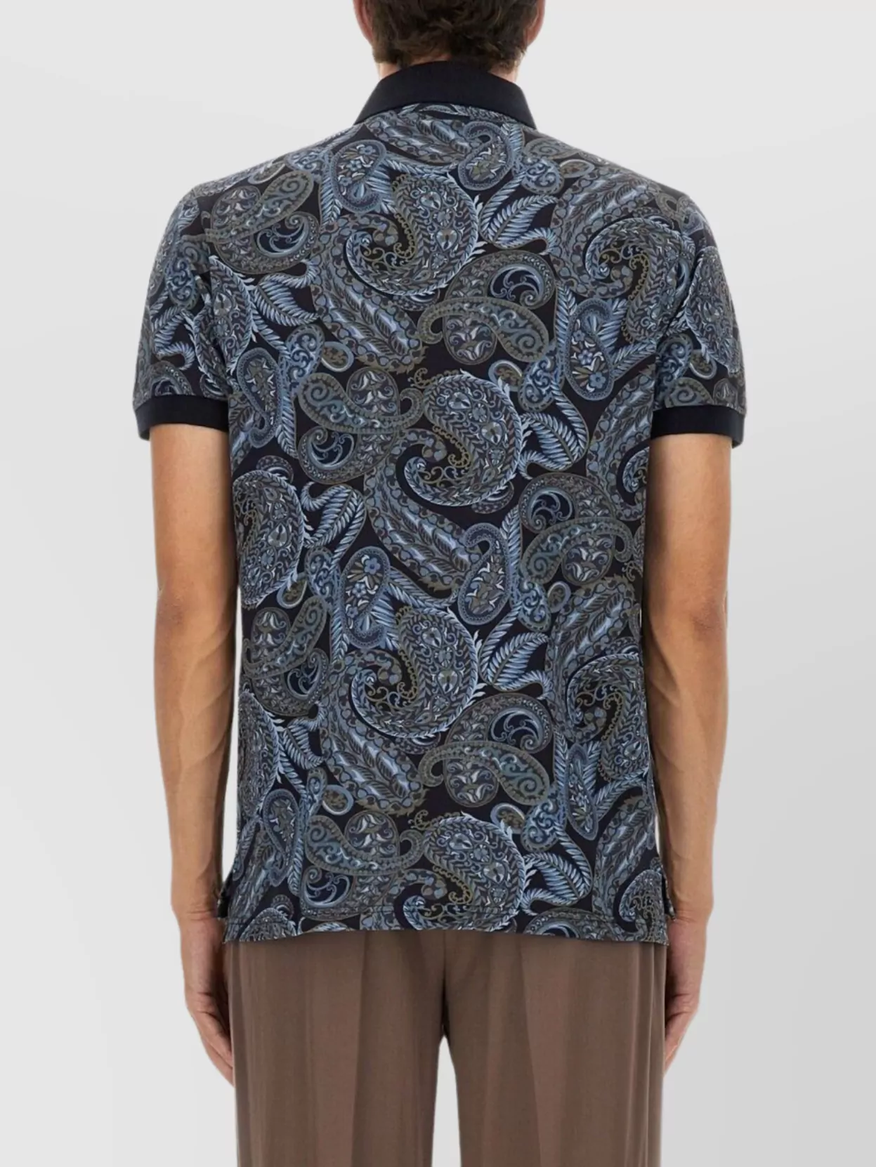 Etro Paisley Print Polo Shirt