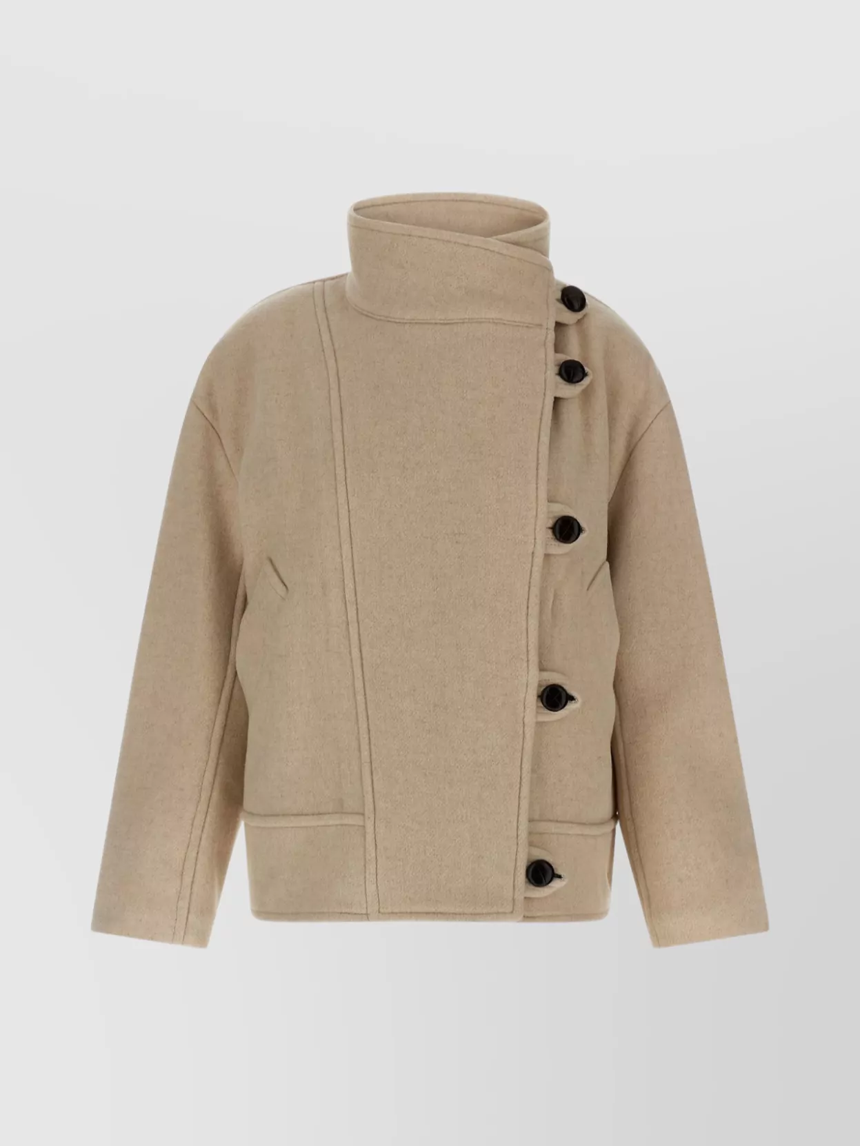 Isabel Marant Hanis Coat In Neutral