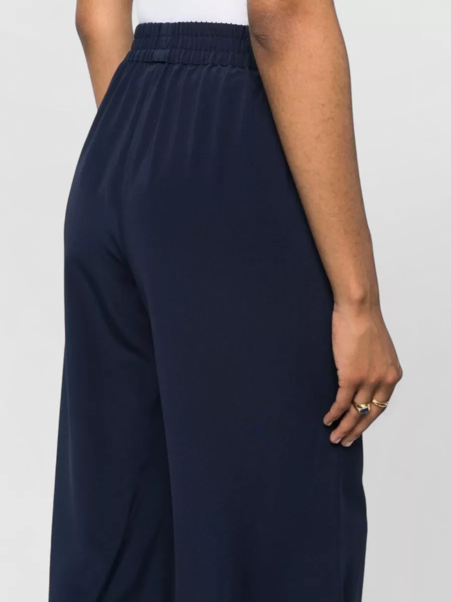 Gianluca Capannolo High-Rise Wide-Leg Satin Trousers