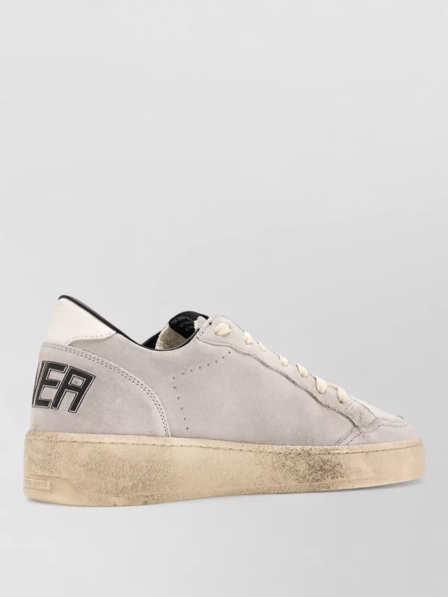 Golden Goose Suede Leather Low-Top Sneakers