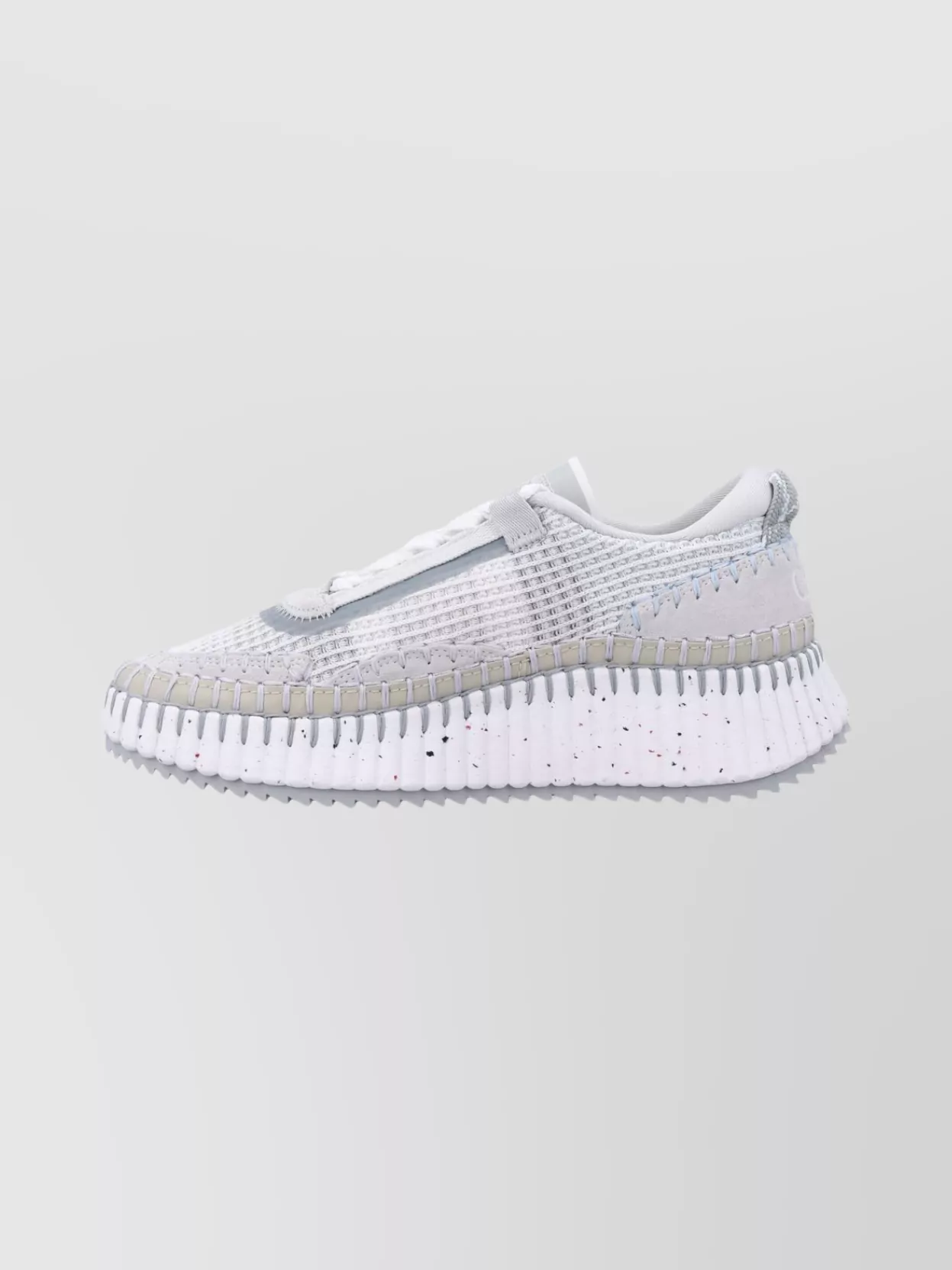 Chloé Nama Sneaker With Unique Design Features In White