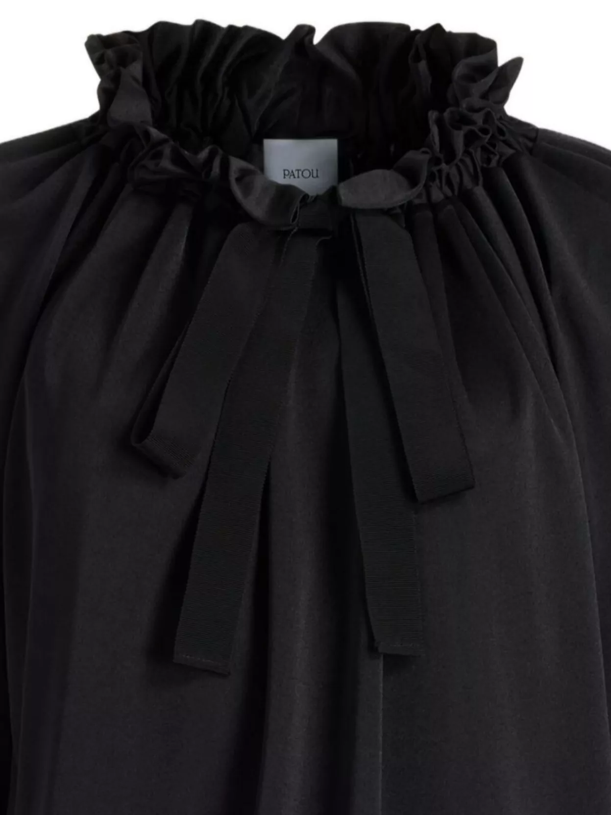 Patou Sleeveless Top With Ribbon Tie Detail