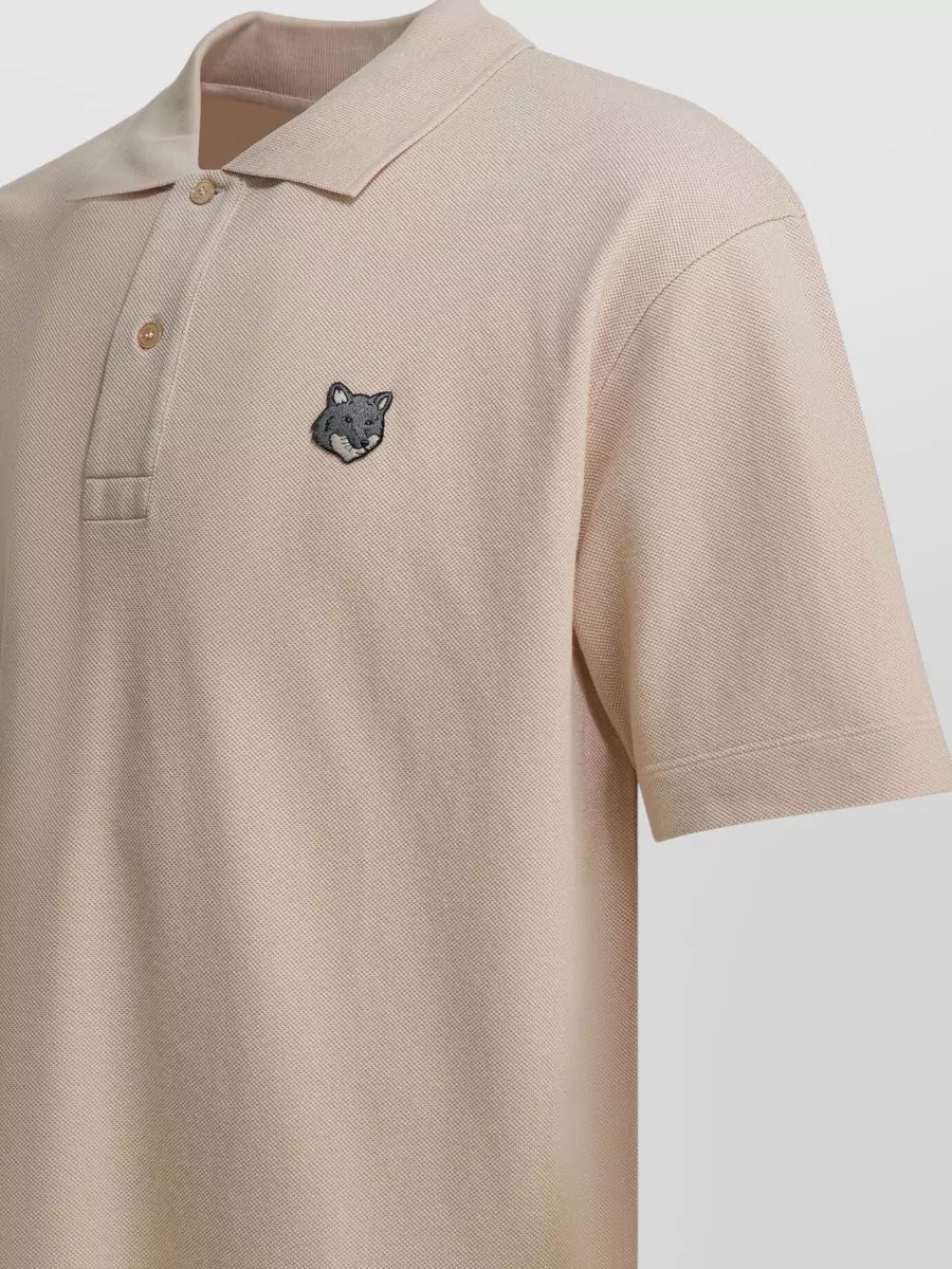 Maison Kitsuné Piqué Polo Shirt
