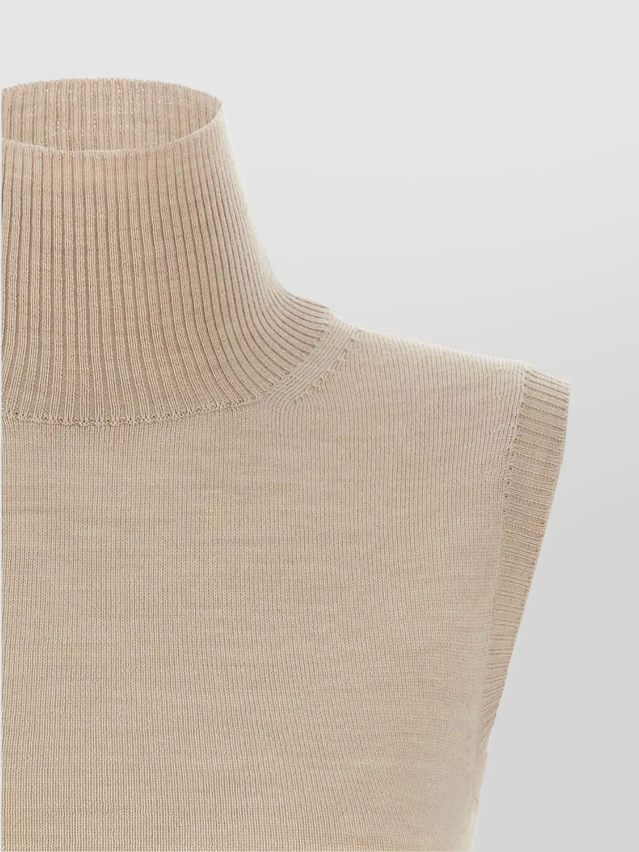 Sportmax Knitwear 'Wolf' Ribbed Turtleneck