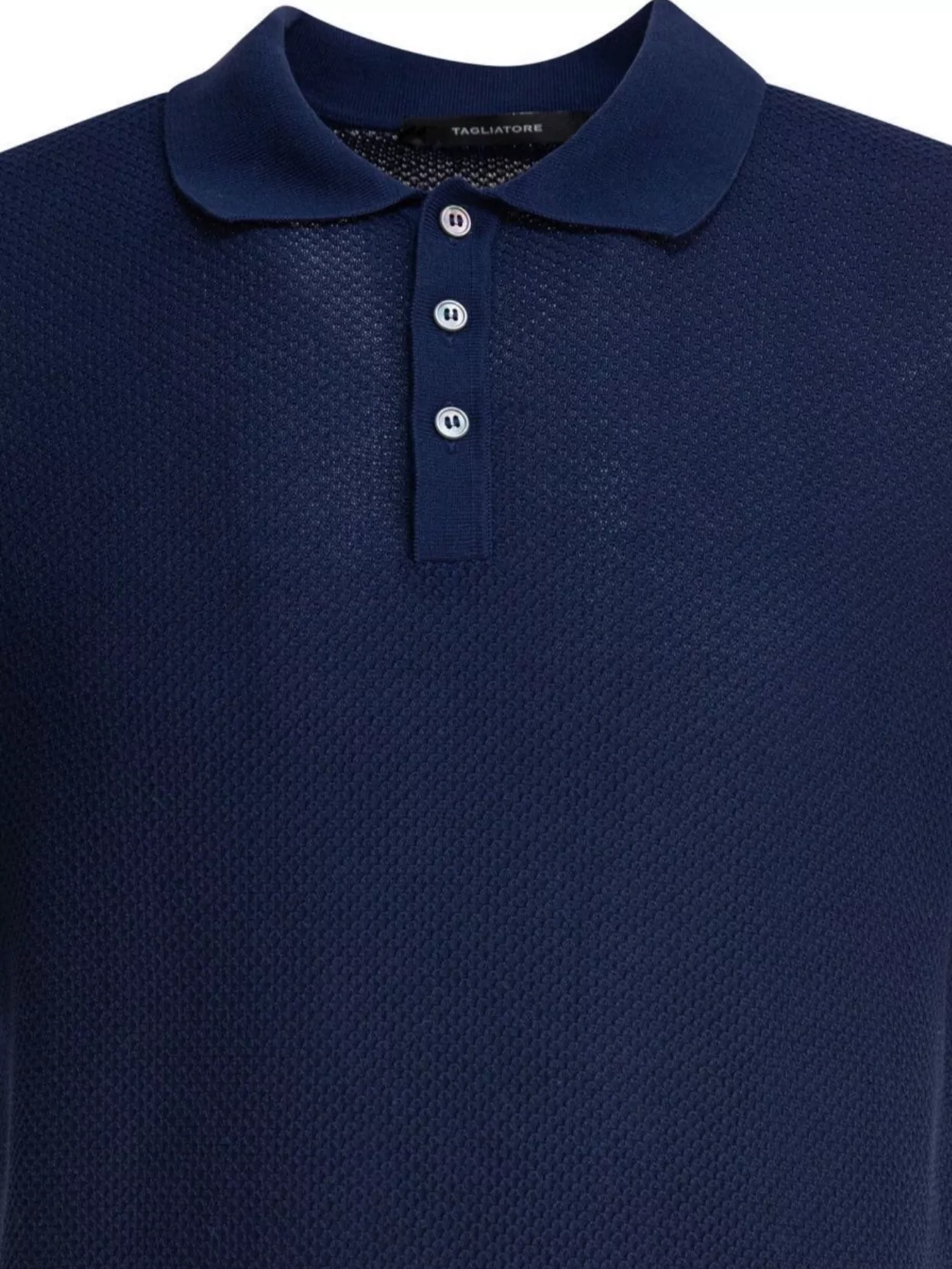 Shop Tagliatore Collared Polo Shirt Short Sleeves