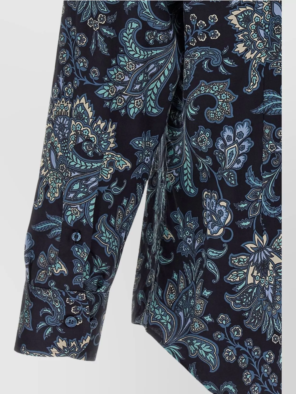 Etro Cotton Shirt With Floral Paisley Pattern