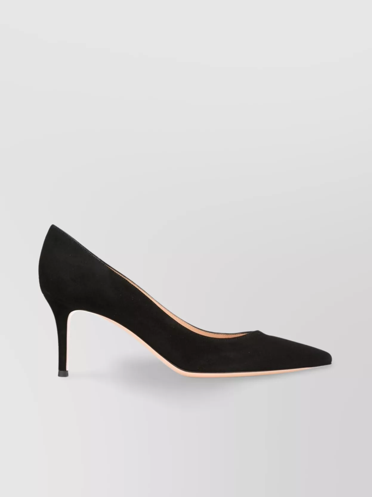 Gianvito Rossi 70mm Suede Leather Pumps With Stiletto Heel