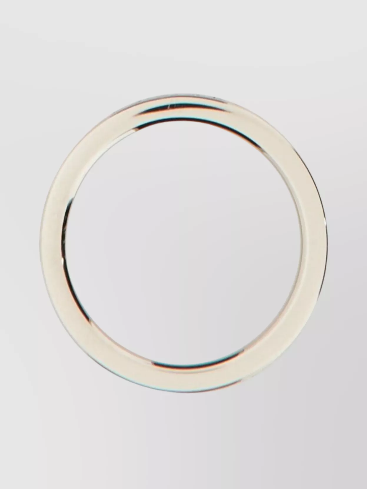 Mm6 Maison Margiela Slim Band Ring Engraved Design