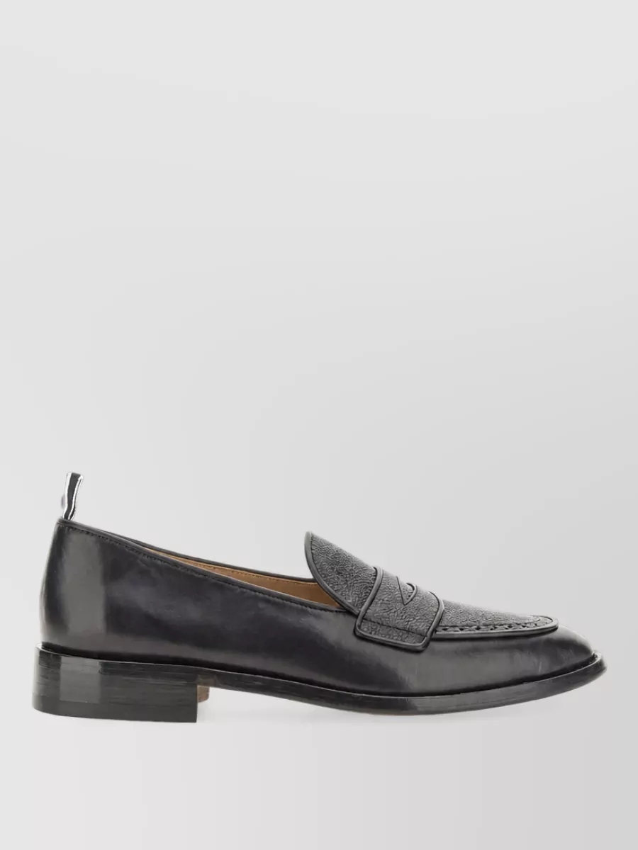 Thom Browne Leather Penny Loafers