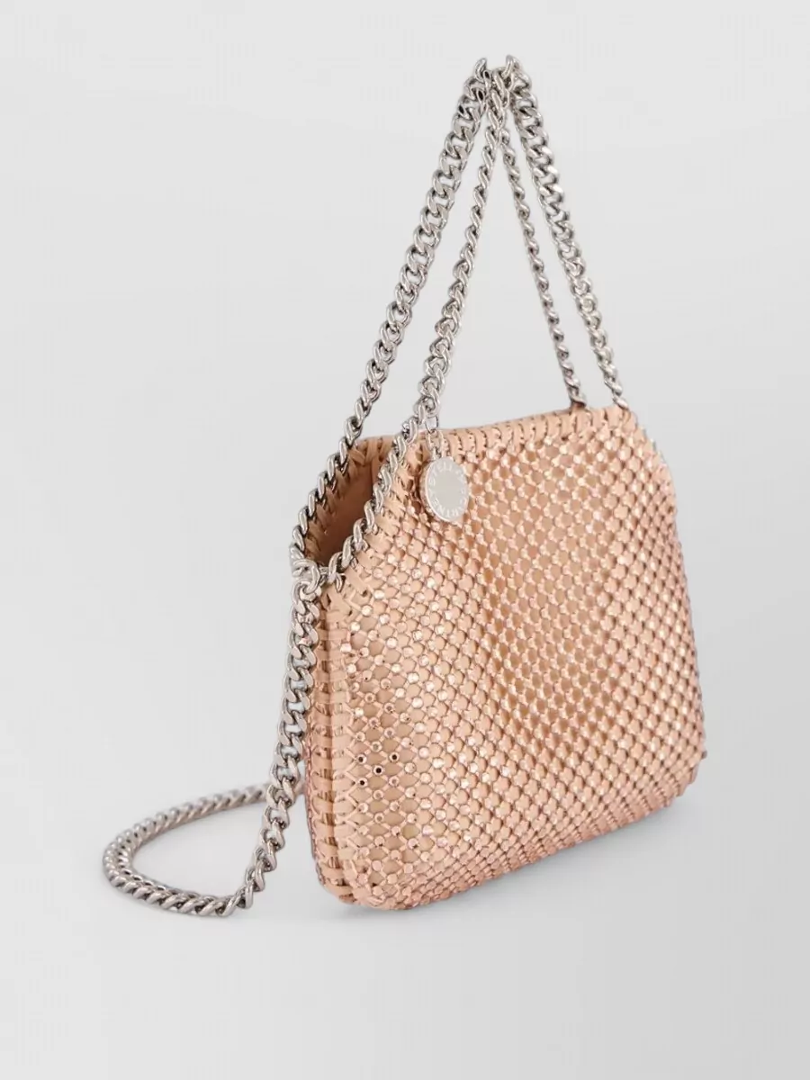 Stella Mccartney Falabella Mini Braided Shoulder Bag