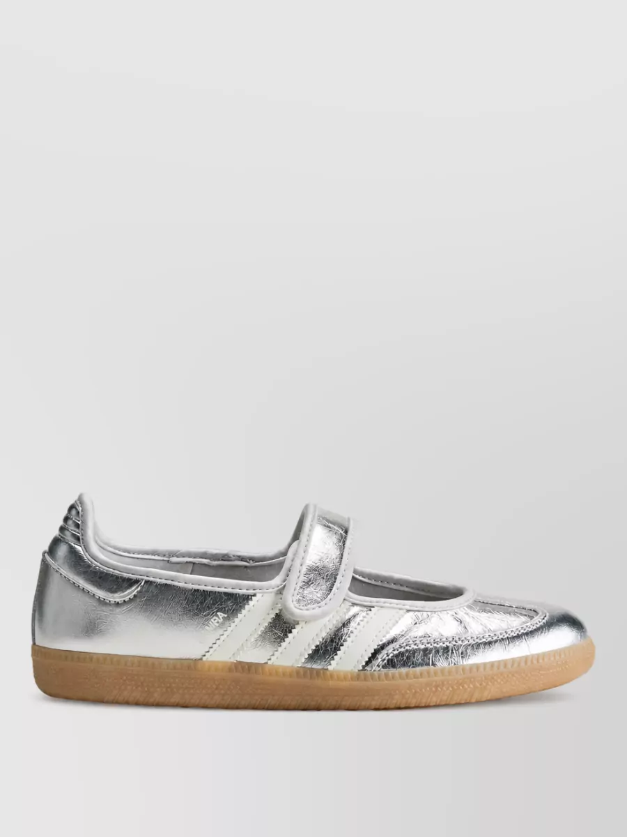 Adidas leather slip-on ballerina shoes