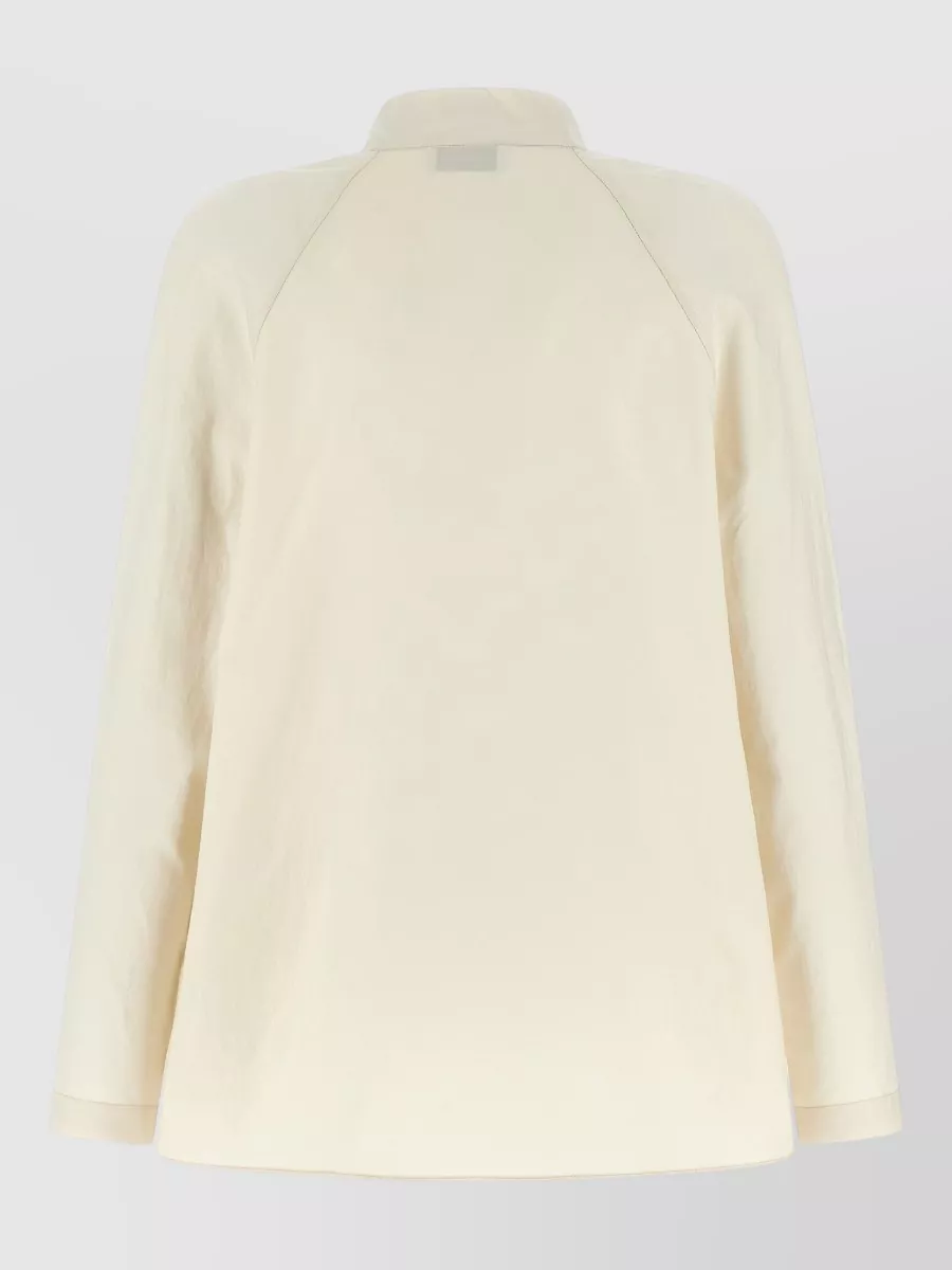 Lemaire Silk Blend Ascot Collar Blouse