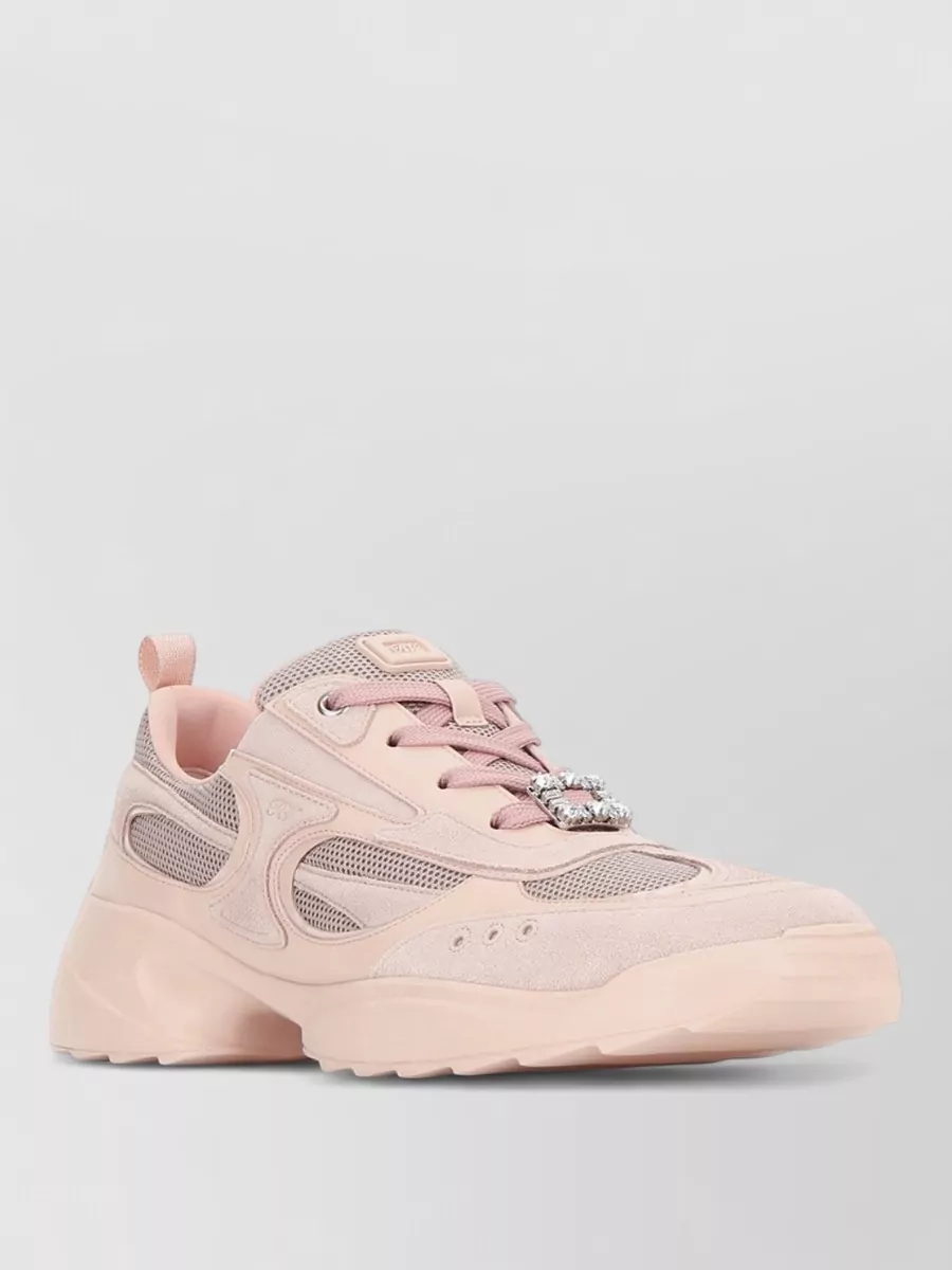 Roger Vivier crystal-embellished low-top sneakers