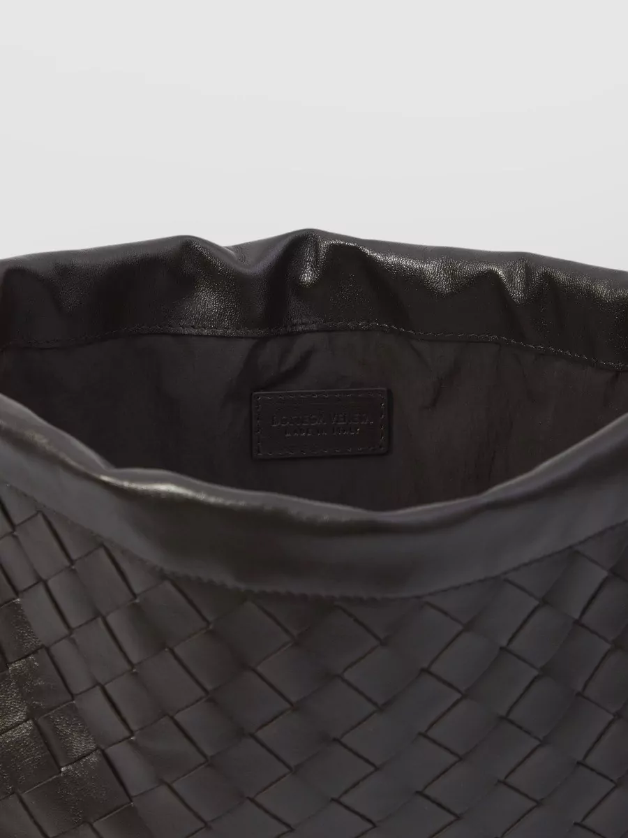 Bottega Veneta The Pouch Lamb Leather Bucket Bag