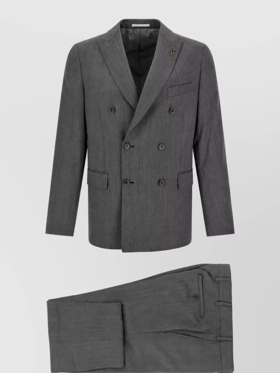 Pal Zileri Wool Straight-Leg Tailored Trousers