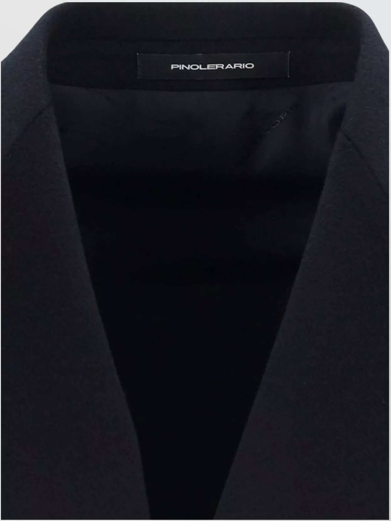 Tagliatore Black Double-breasted Coat With Four Pockets In Black