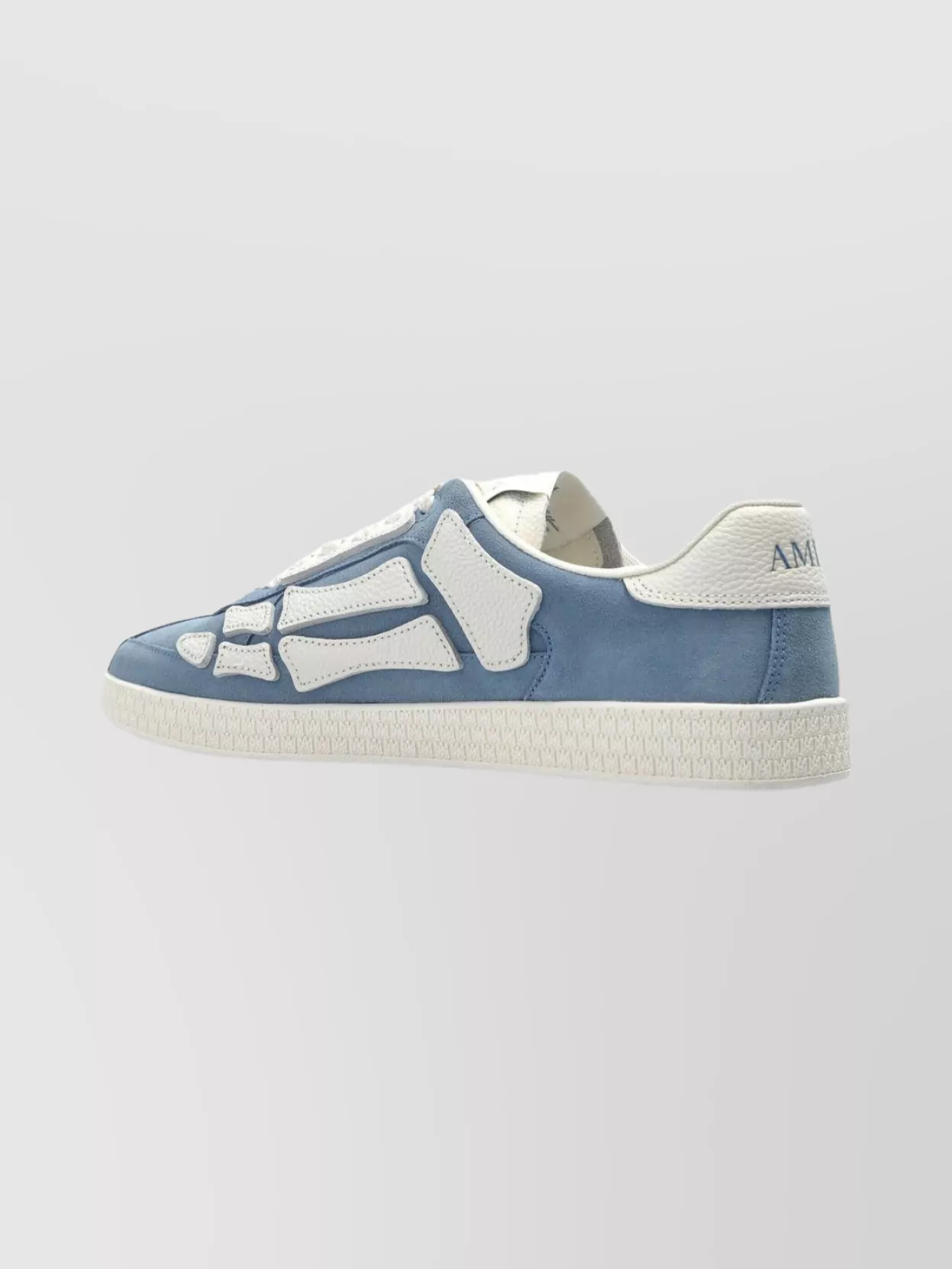 Amiri Pacific Bones Sneakers With Round Toe Design