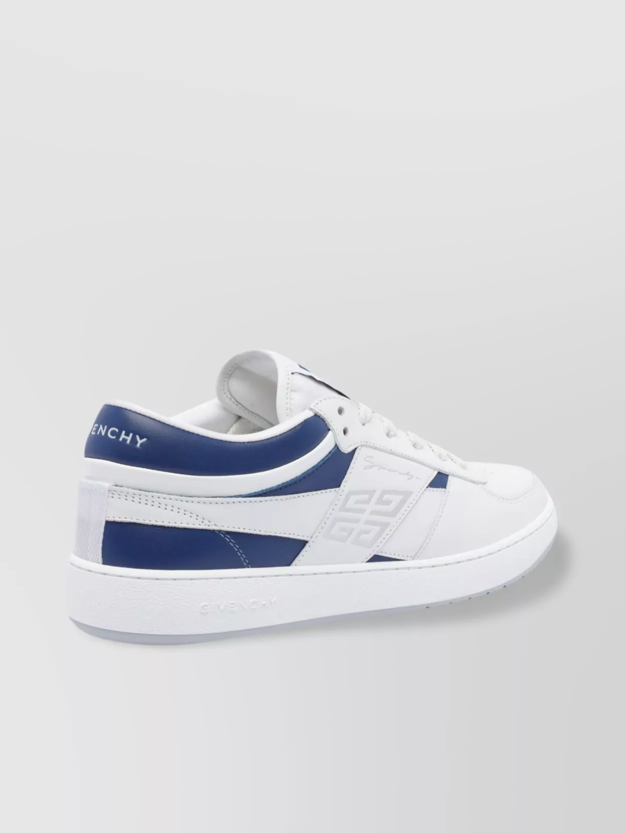 Givenchy Low Top Leather Sneakers With Contrast Panels