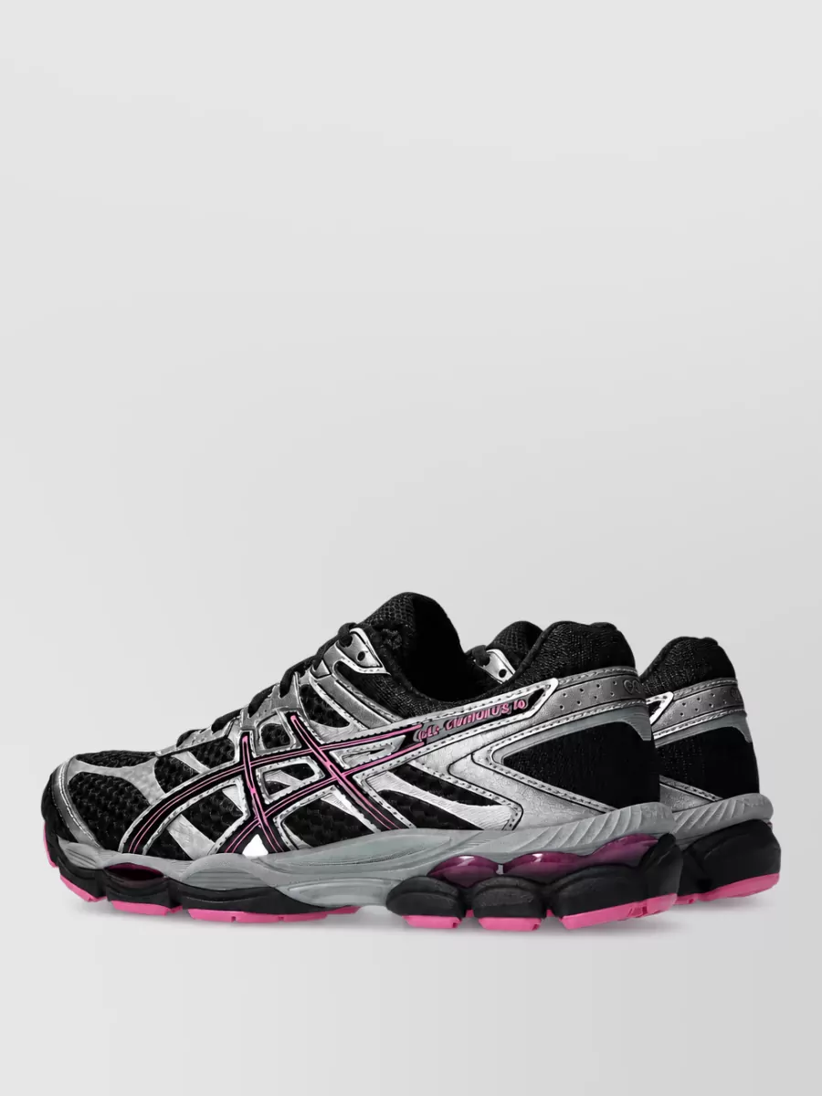 Asics Synthetic Leather Lace-Up Sneakers