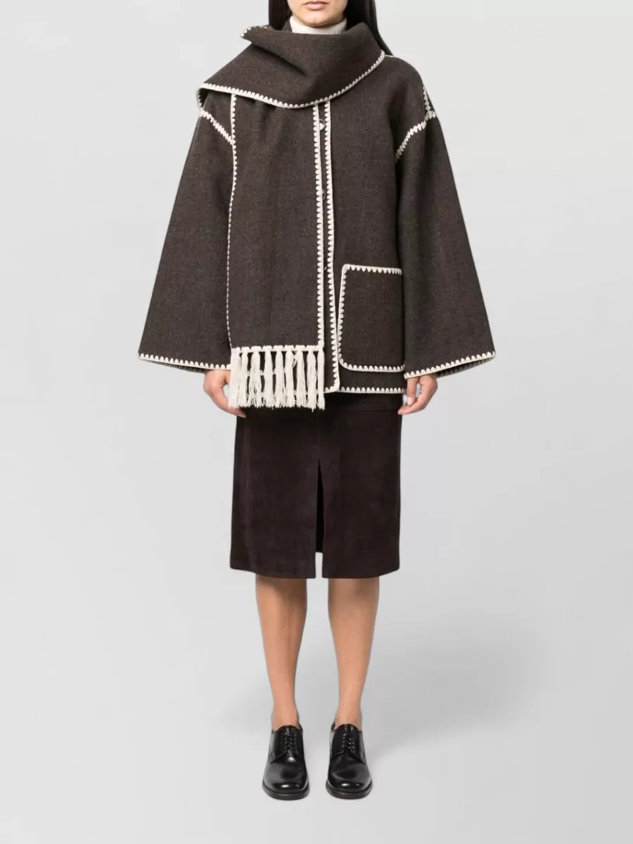 Totême Wool Scarf Jacket