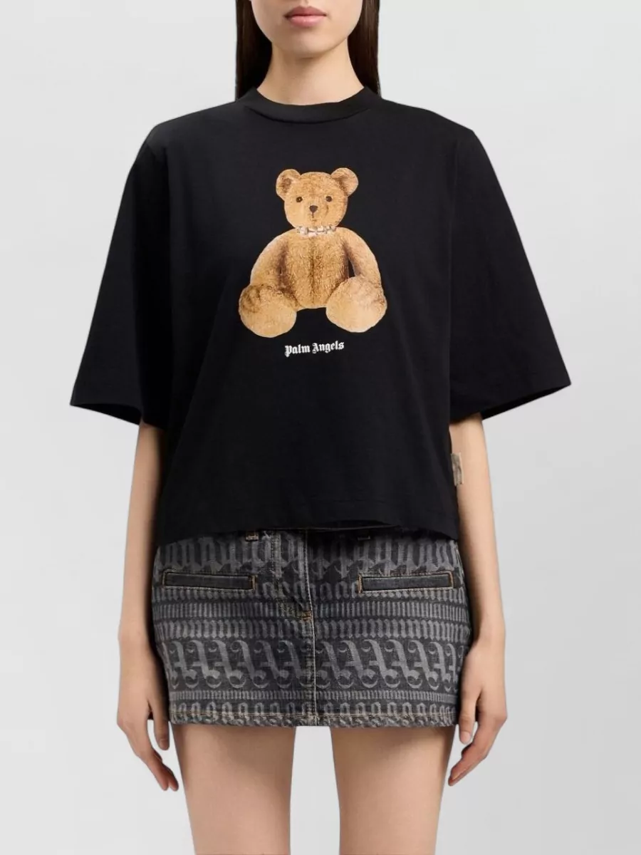 Palm Angels Ribbed Boxy T-Shirt
