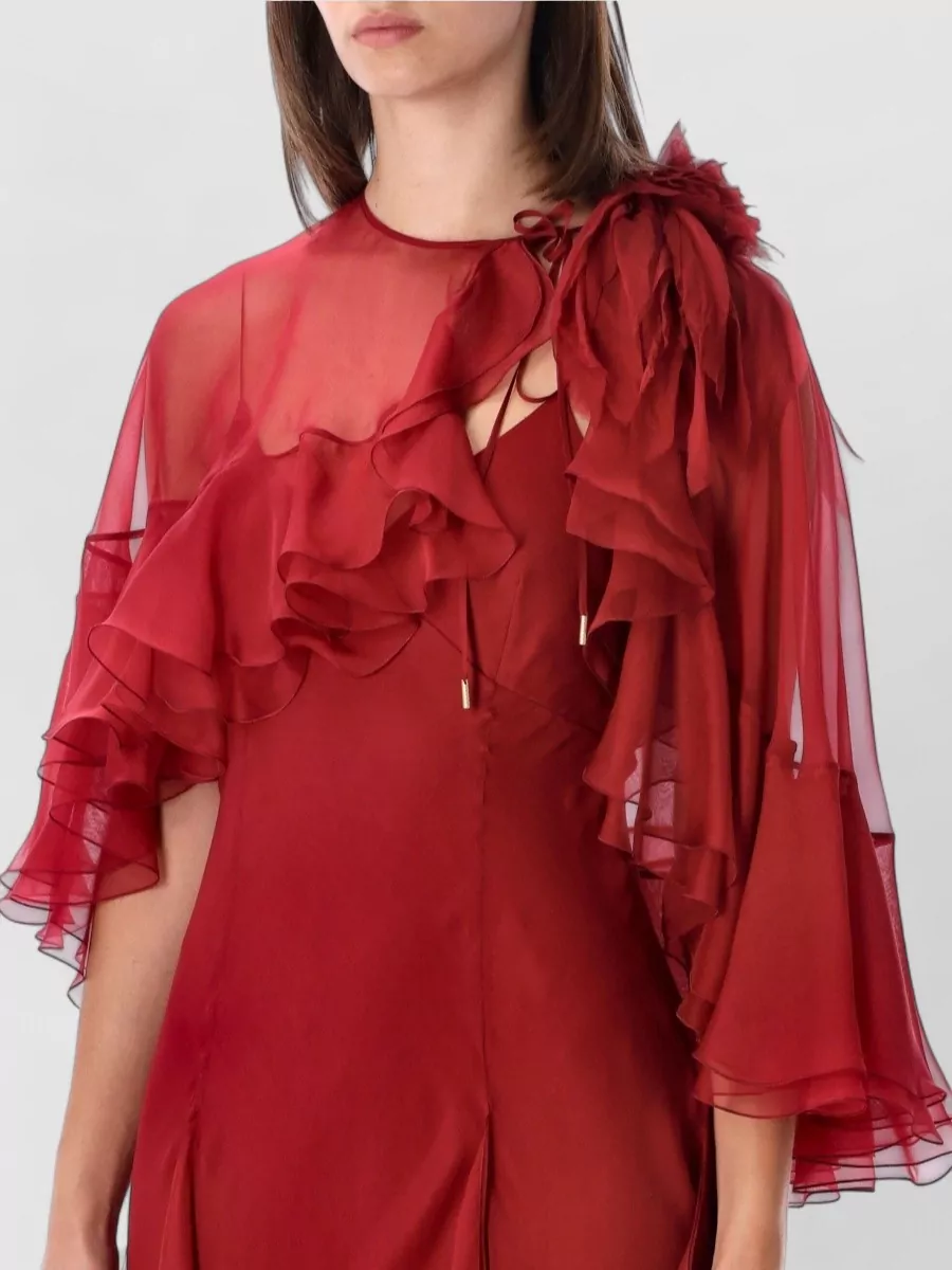 Alberta Ferretti Silk Maxi Dress