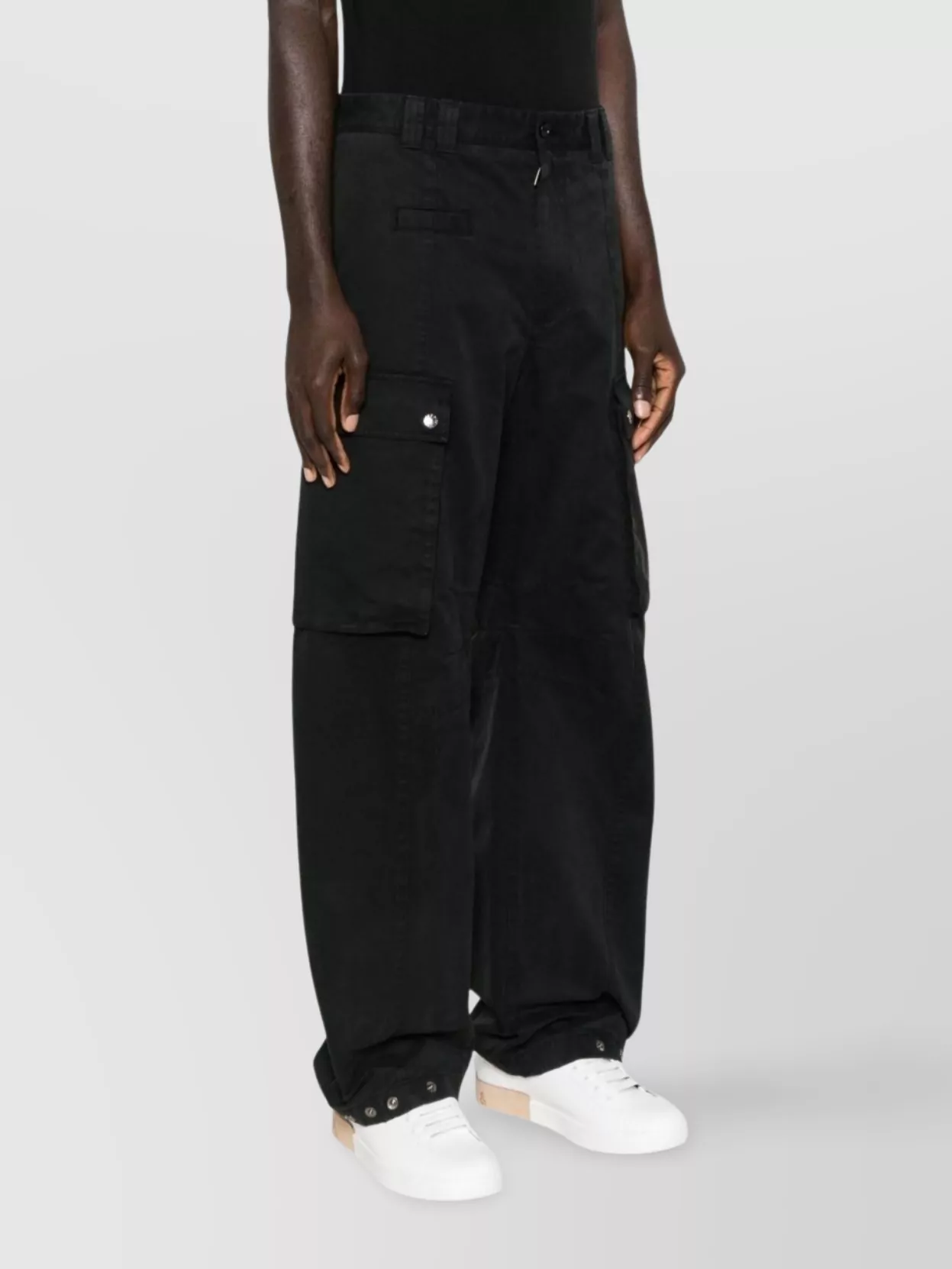 Dolce&Gabbana Wide Leg Cargo Trousers Featuring Pockets