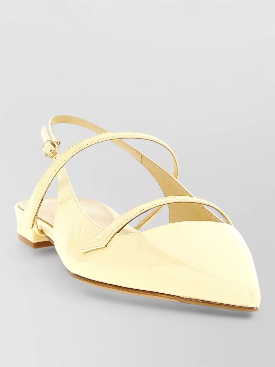 Alexandre Birman leather slingback ballerina shoes