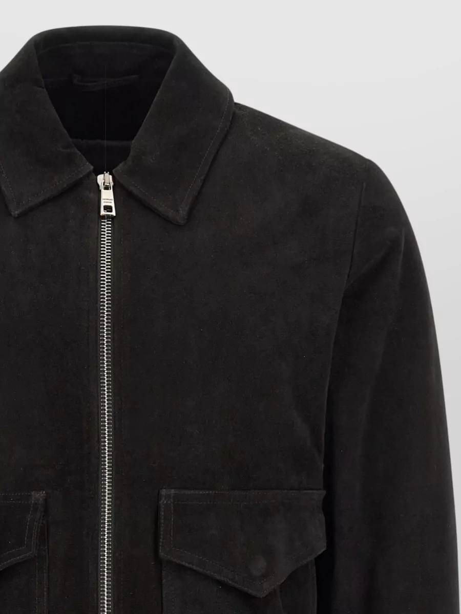 Giorgio Brato Leather Aviator Jacket