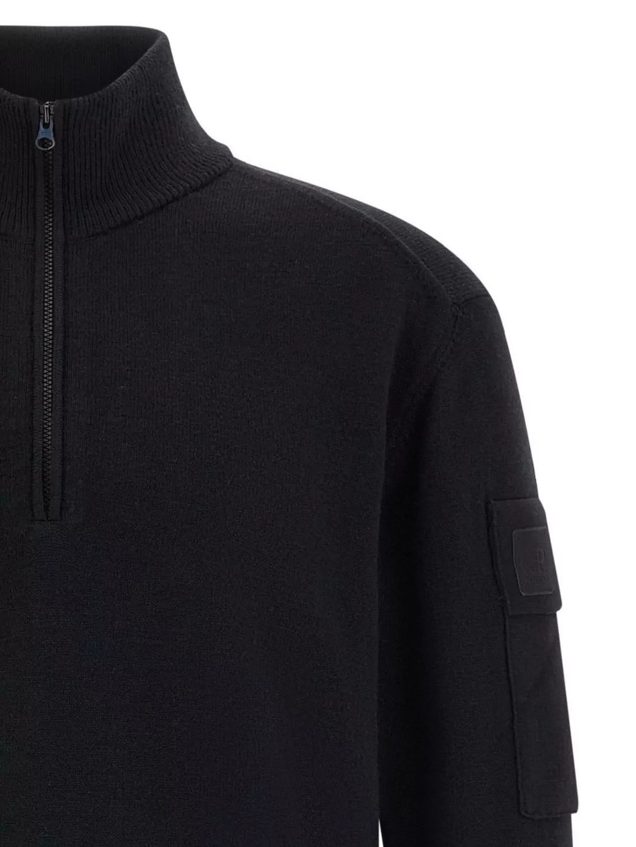 C.p. Company Half Zip Sweater Arm Pocket