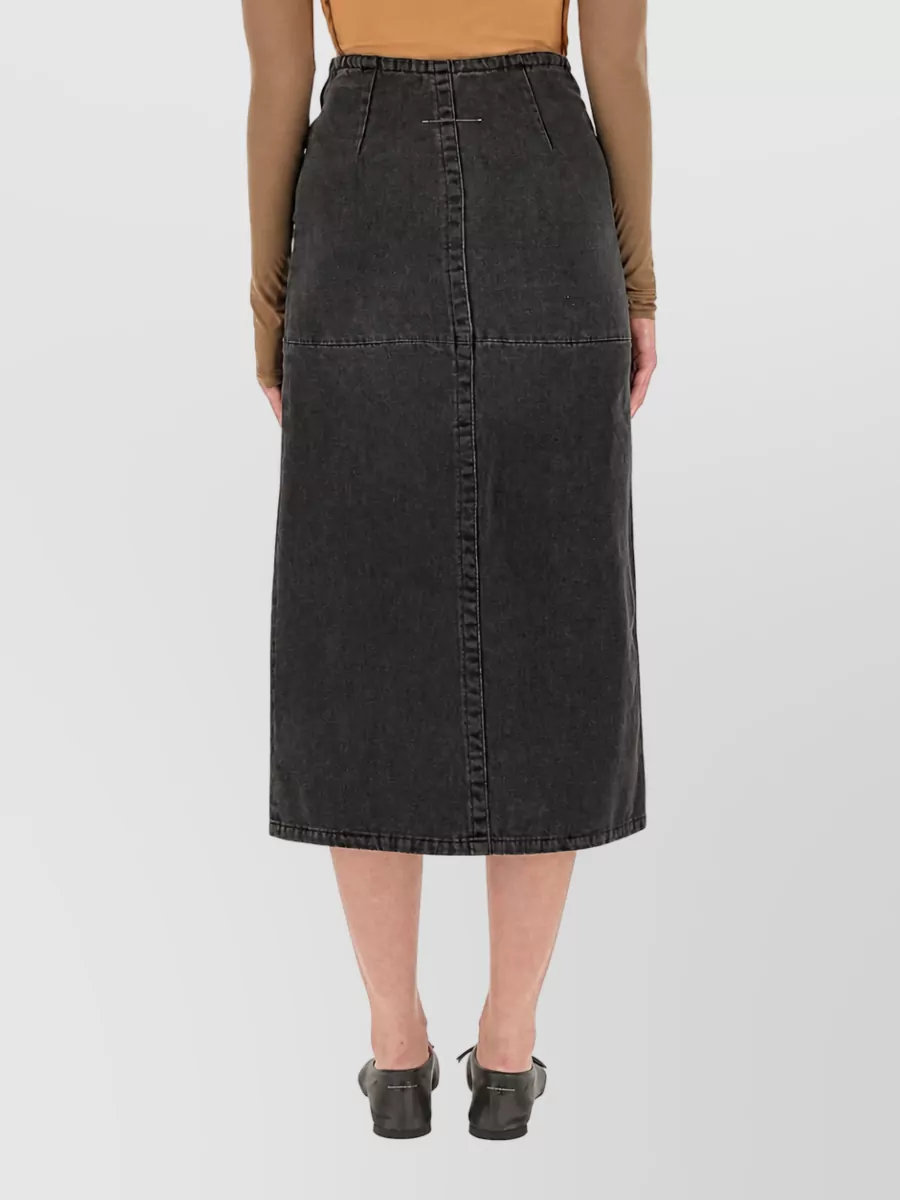 Mm6 Maison Margiela Denim Maxi Skirt