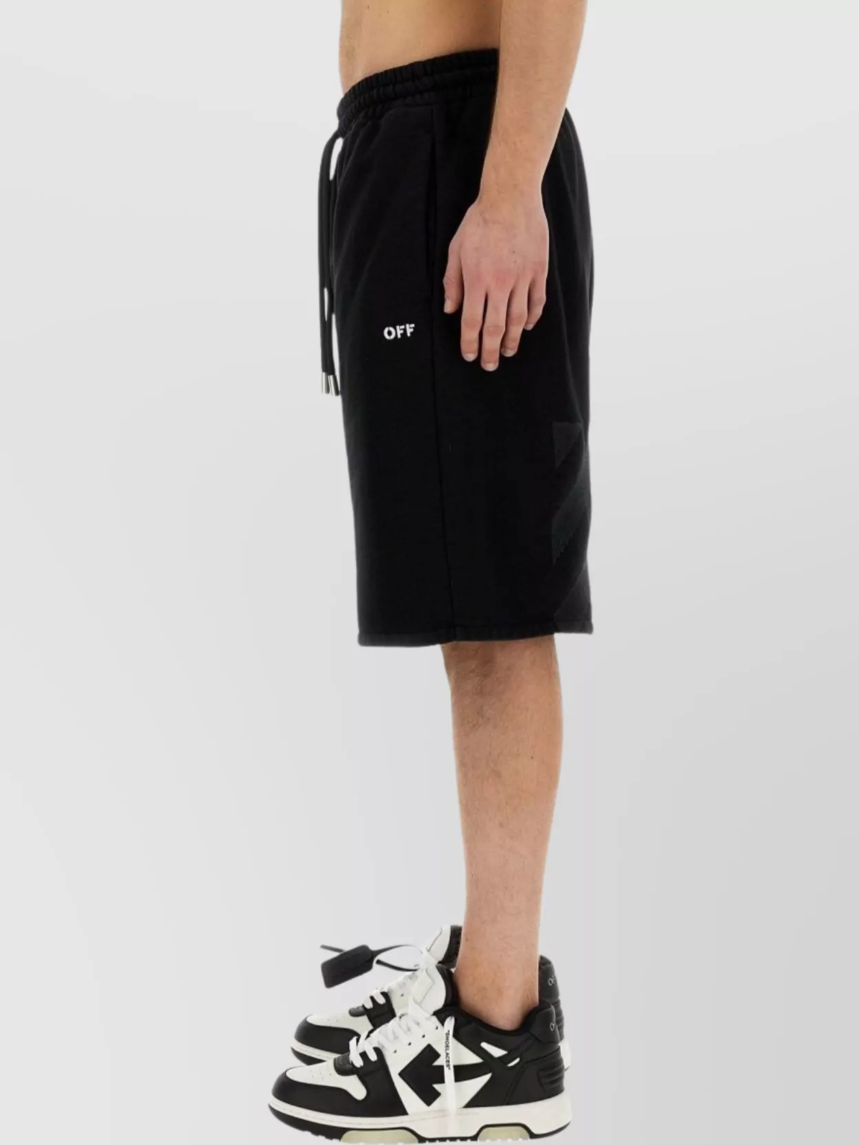 Off-White Logo Bermuda Shorts In Regular Fit