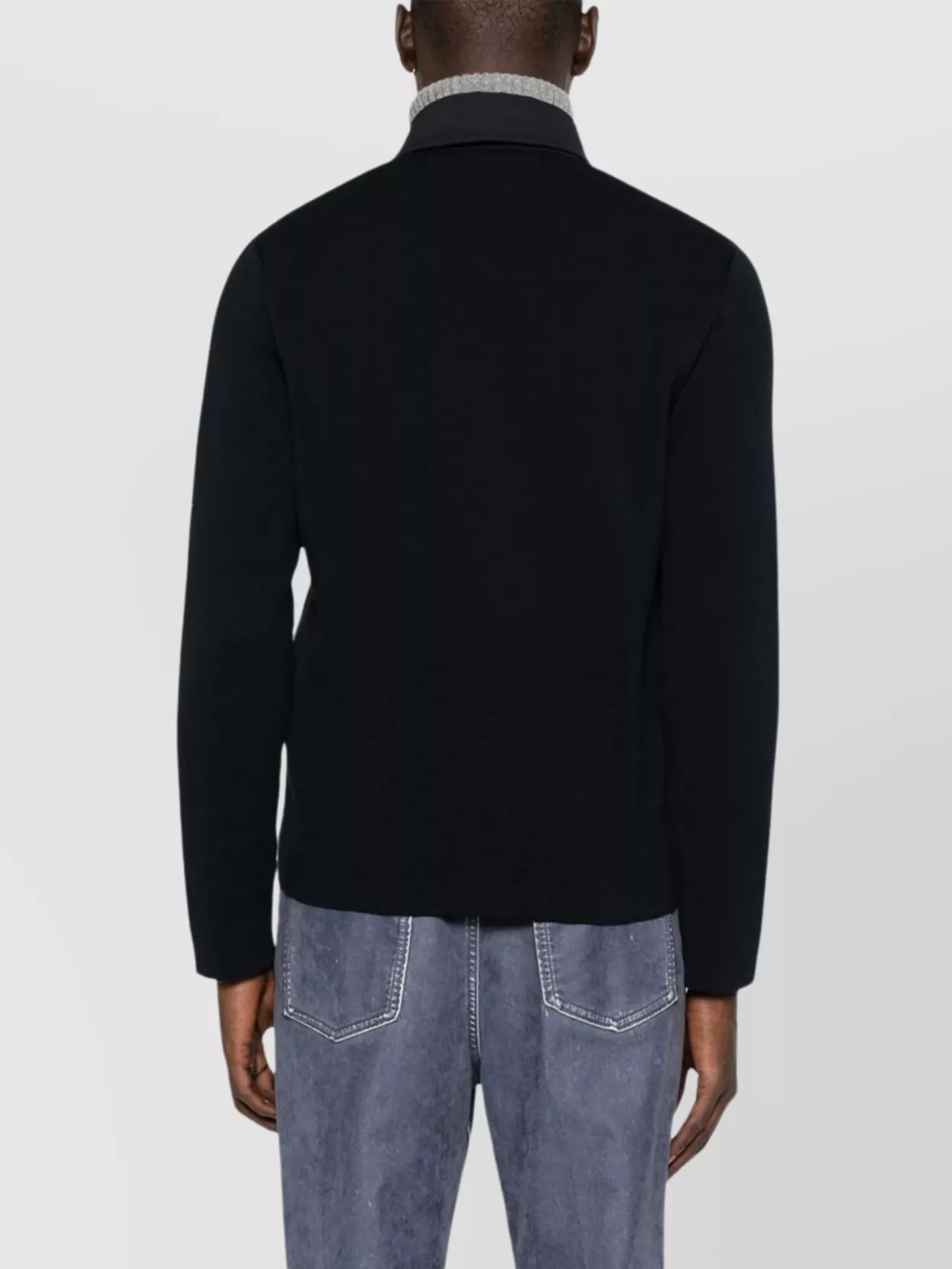 Herno Tailored Jacket With Chest Pockets And Long Sleeves