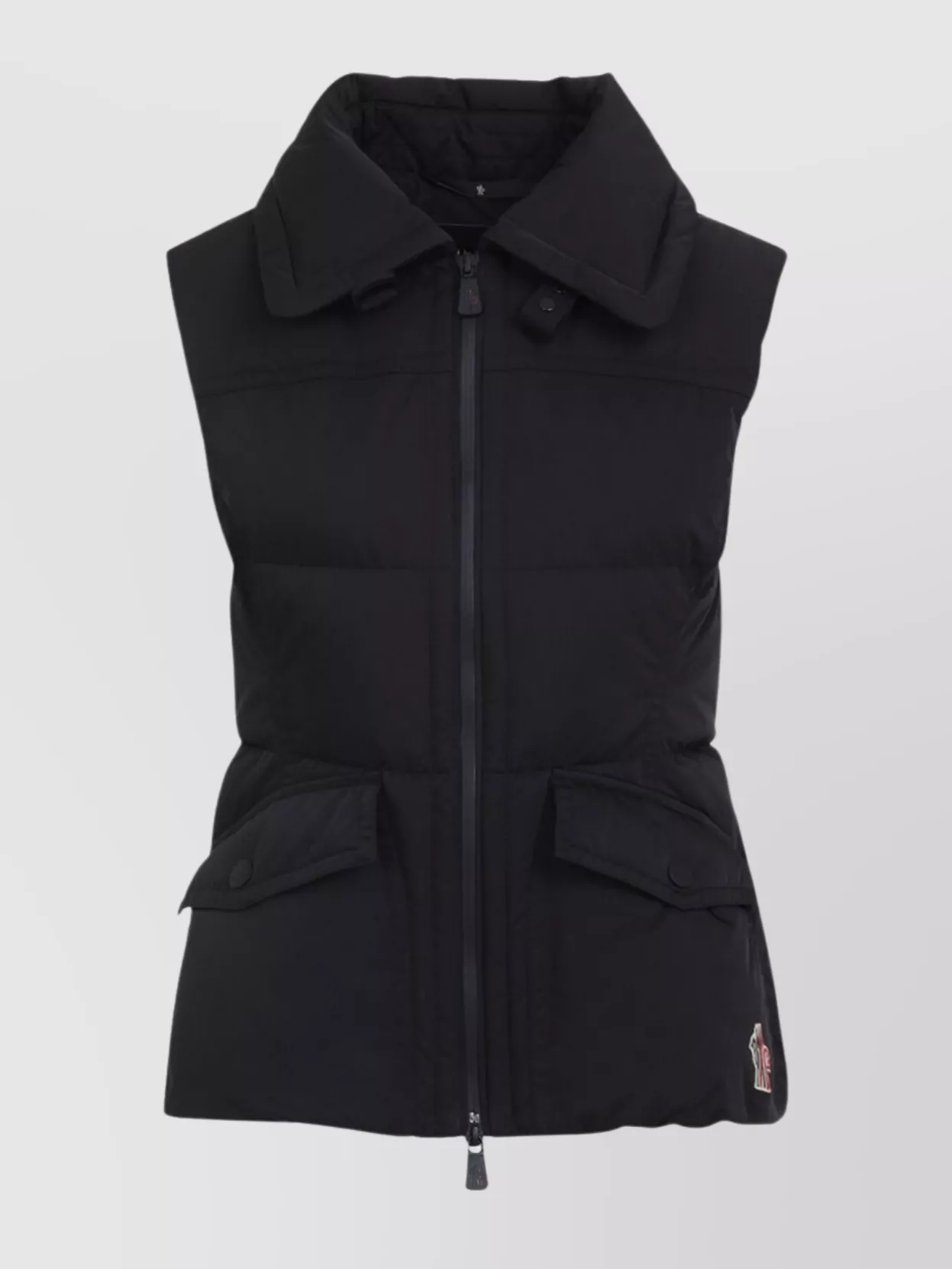 Moncler Grenoble Padded High Collar Vest With Flap Pockets