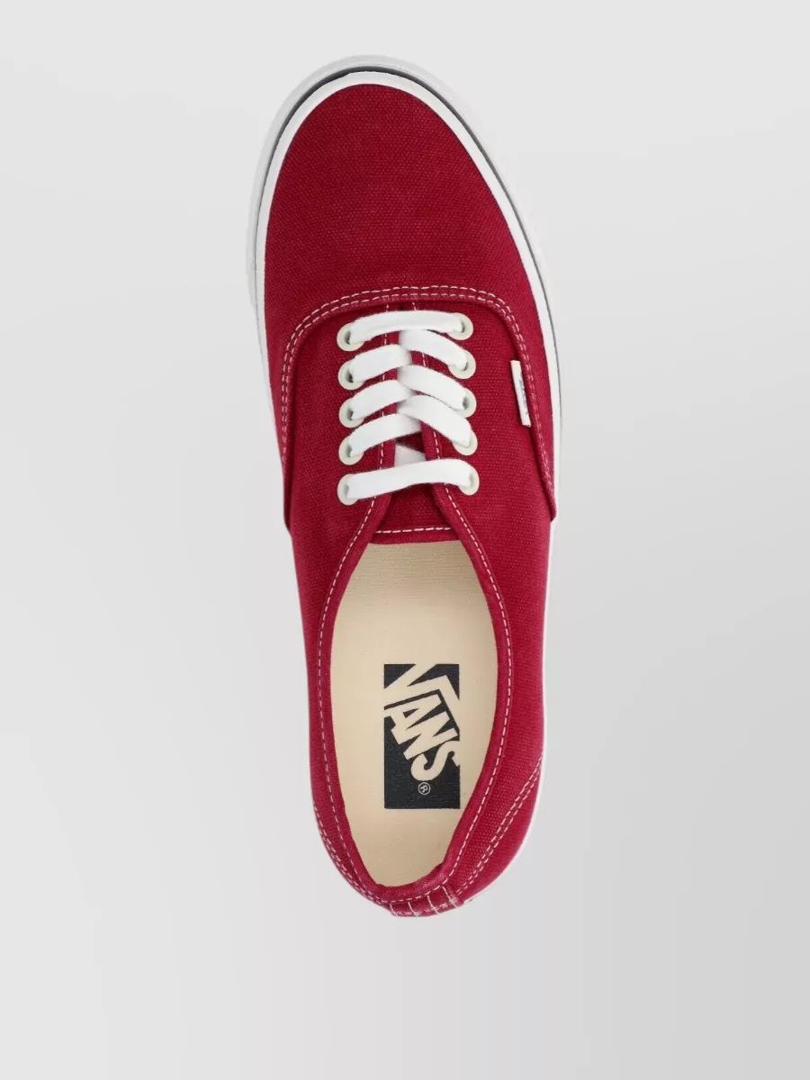 Vans Canvas Low Top Sneakers Rubber Sole