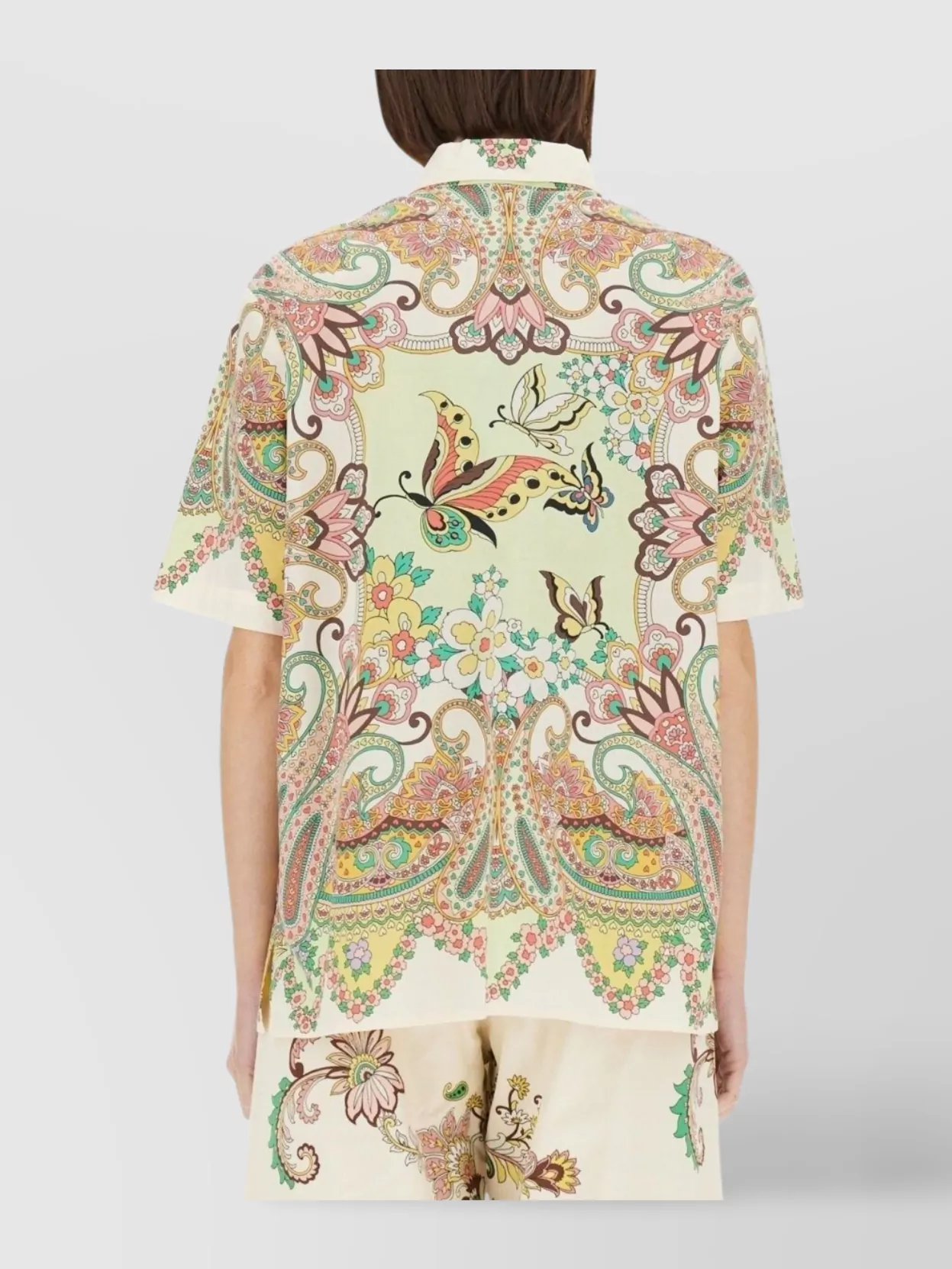 Etro Paisley Pattern Shirt With Floral Accents