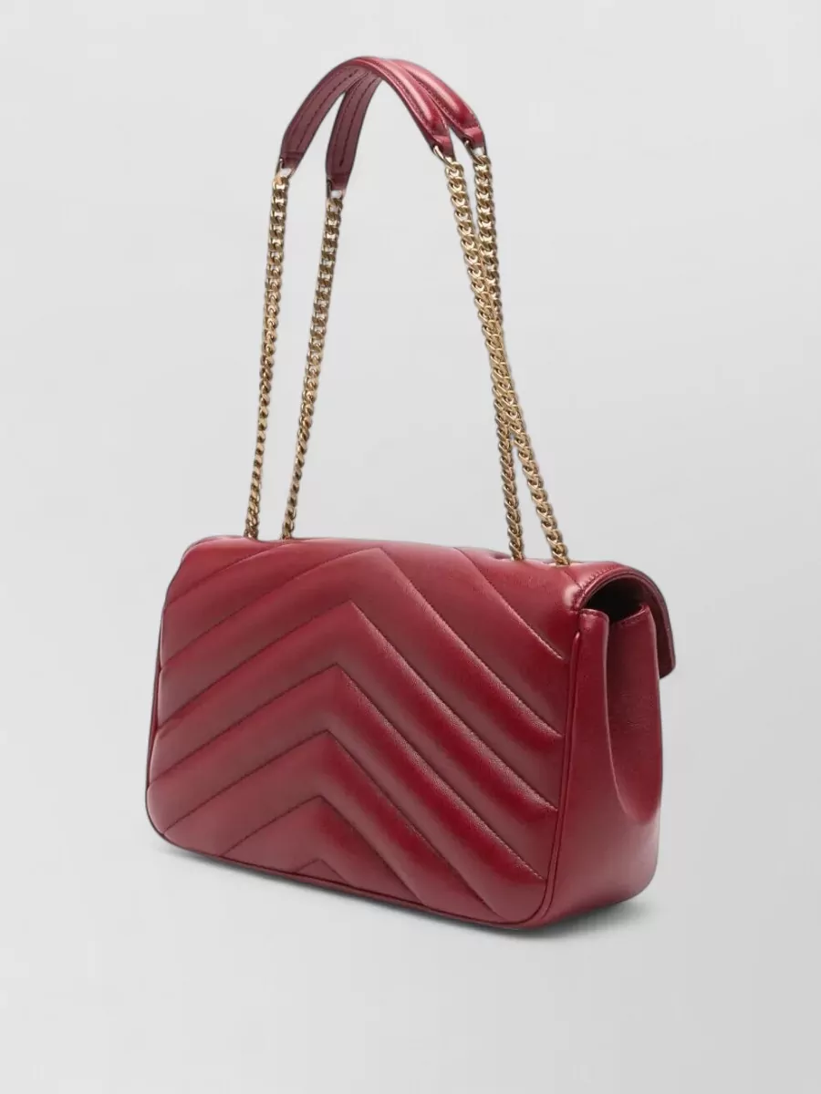 Saint Laurent Loulou Medium Leather Shoulder Bag