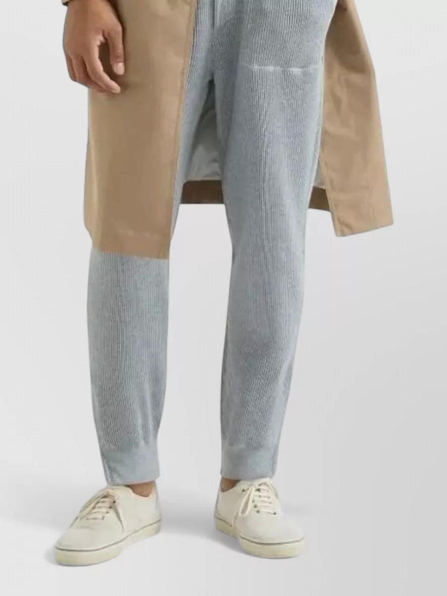 Brunello Cucinelli Ribbed Cotton Zip-Up Hooded Jacket