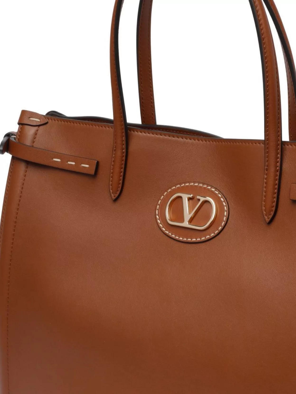 Valentino Medium Antibes Shopping Bag Leather Model