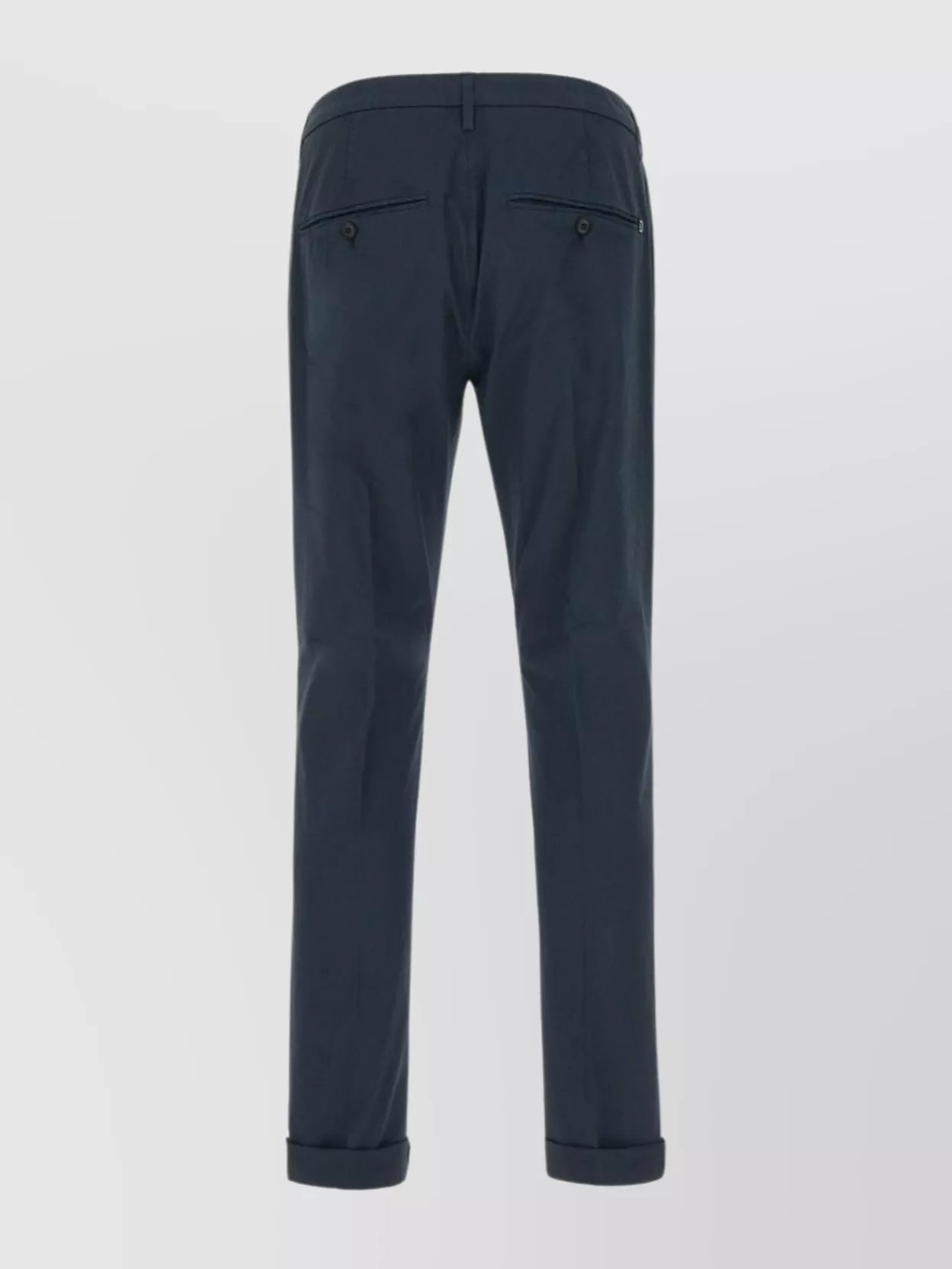 Dondup Stretch Cotton Chino Pants With Slant Pockets