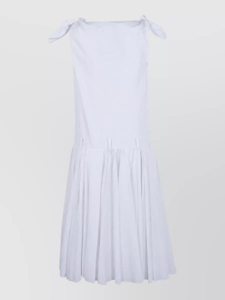 N 21 cotton canvas midi dress