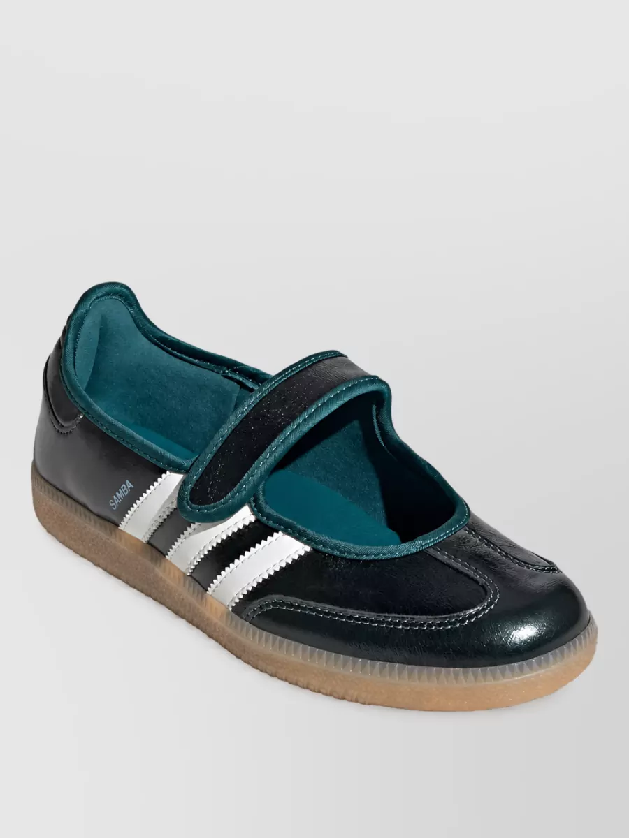 Adidas leather slip-on loafers