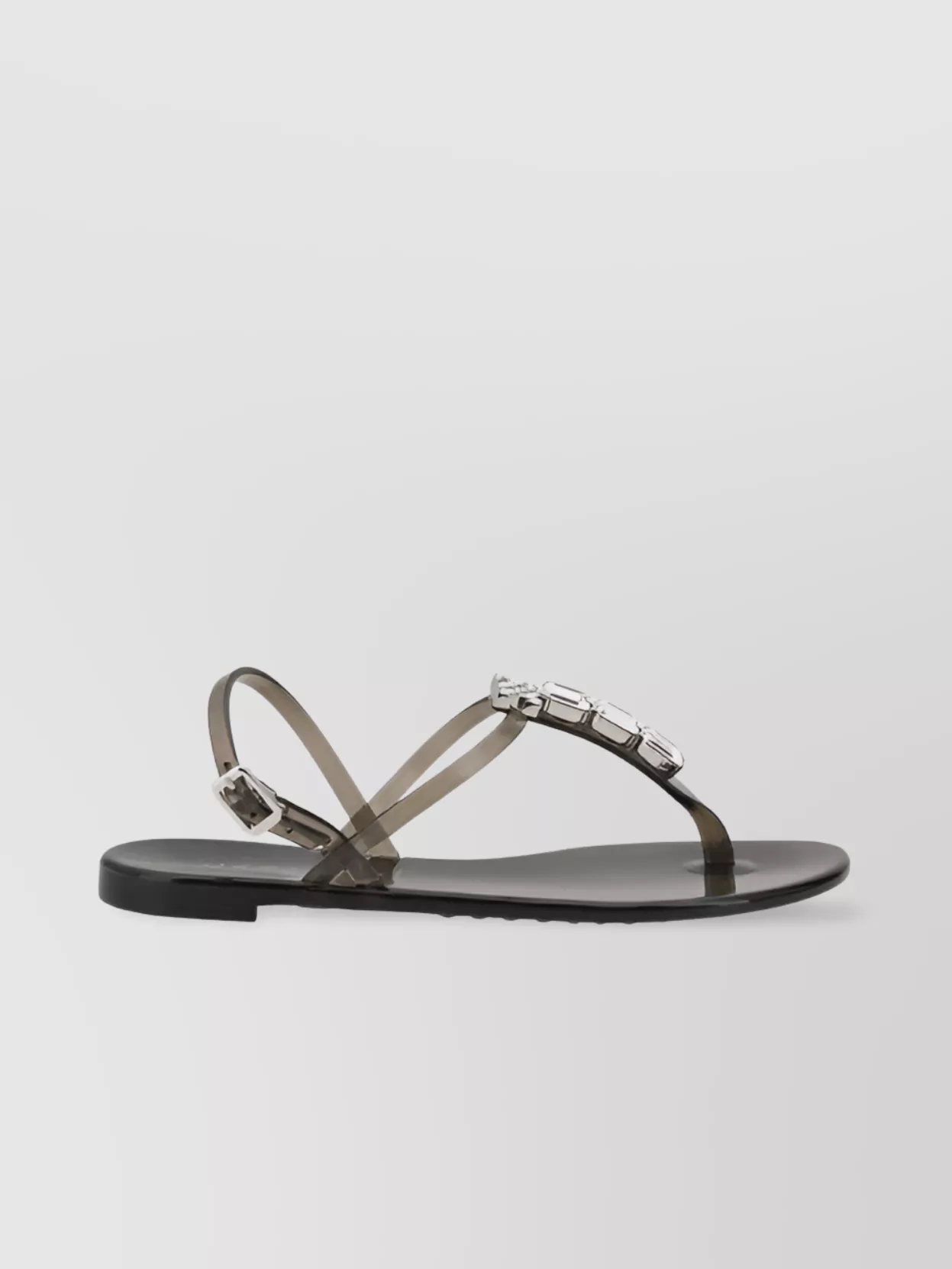 Casadei Transparent Strap Jelly Sandals