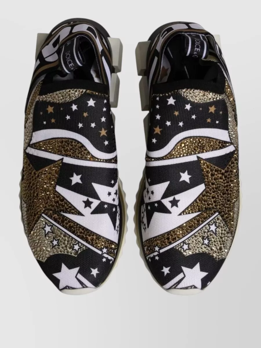 Dolce&Gabbana Printed Slip-On Sneakers